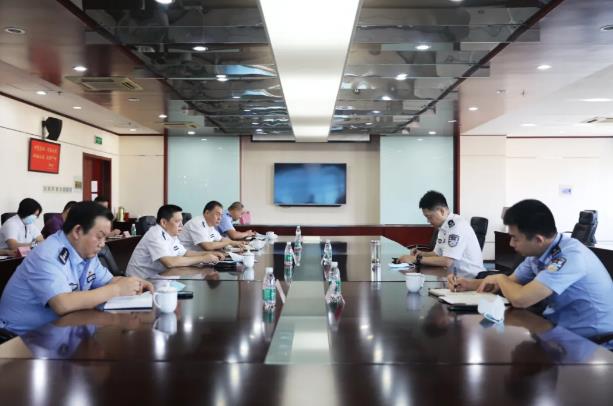北京保安協會領導到振遠護衛(wèi)中心調研指導工作